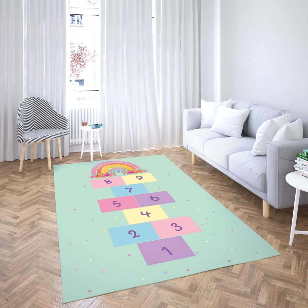 روفرشی کشدار طرح فانتزی مناسب اتاق کودک برند دفه کد TH 314