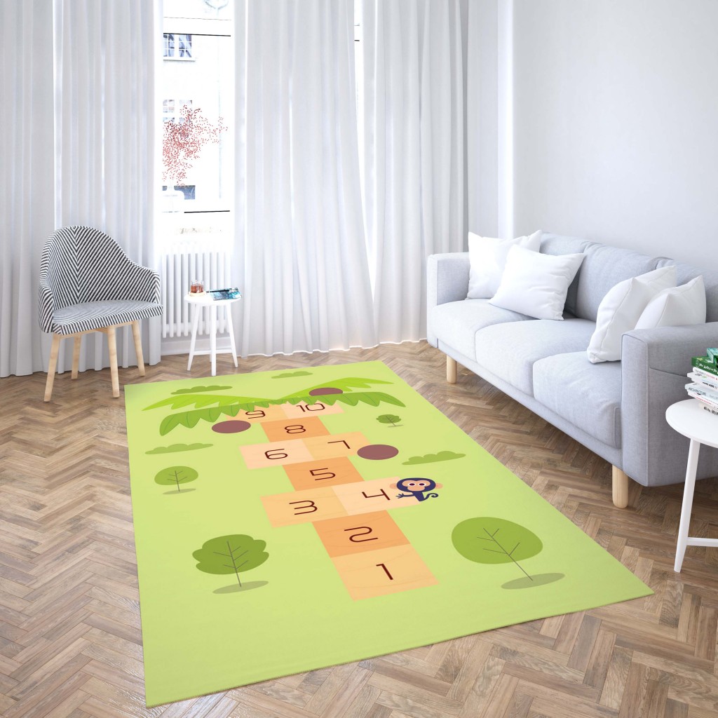 روفرشی کشدار طرح فانتزی مناسب اتاق کودک برند دفه کد TH 316