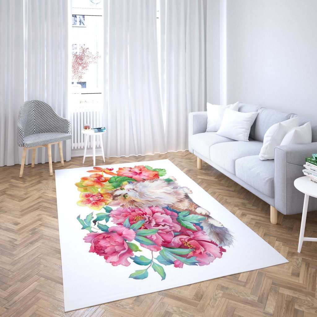 روفرشی کشدار طرح فانتزی مناسب اتاق کودک برند دفه کد TH 318