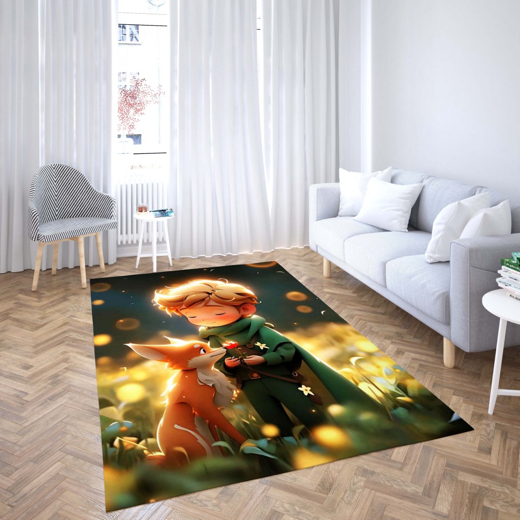 روفرشی کشدار طرح فانتزی مناسب اتاق کودک برند دفه کد TH 321