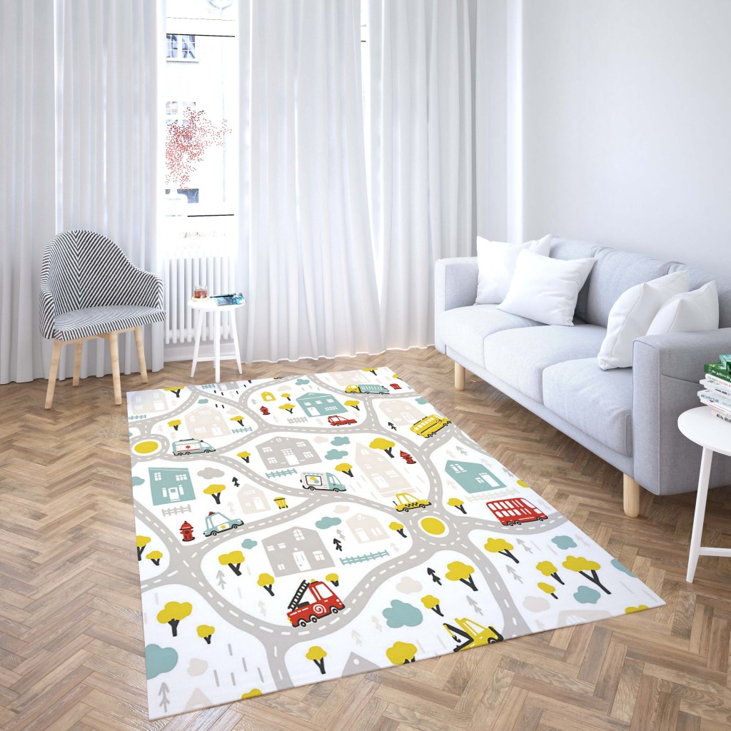 روفرشی کشدار طرح فانتزی مناسب اتاق کودک برند دفه کد TH 329