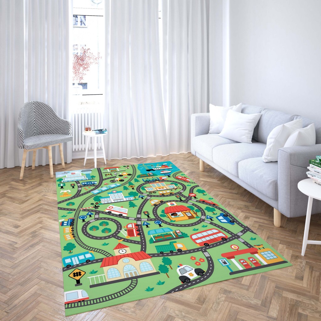 روفرشی کشدار طرح فانتزی مناسب اتاق کودک برند دفه کد TH 348