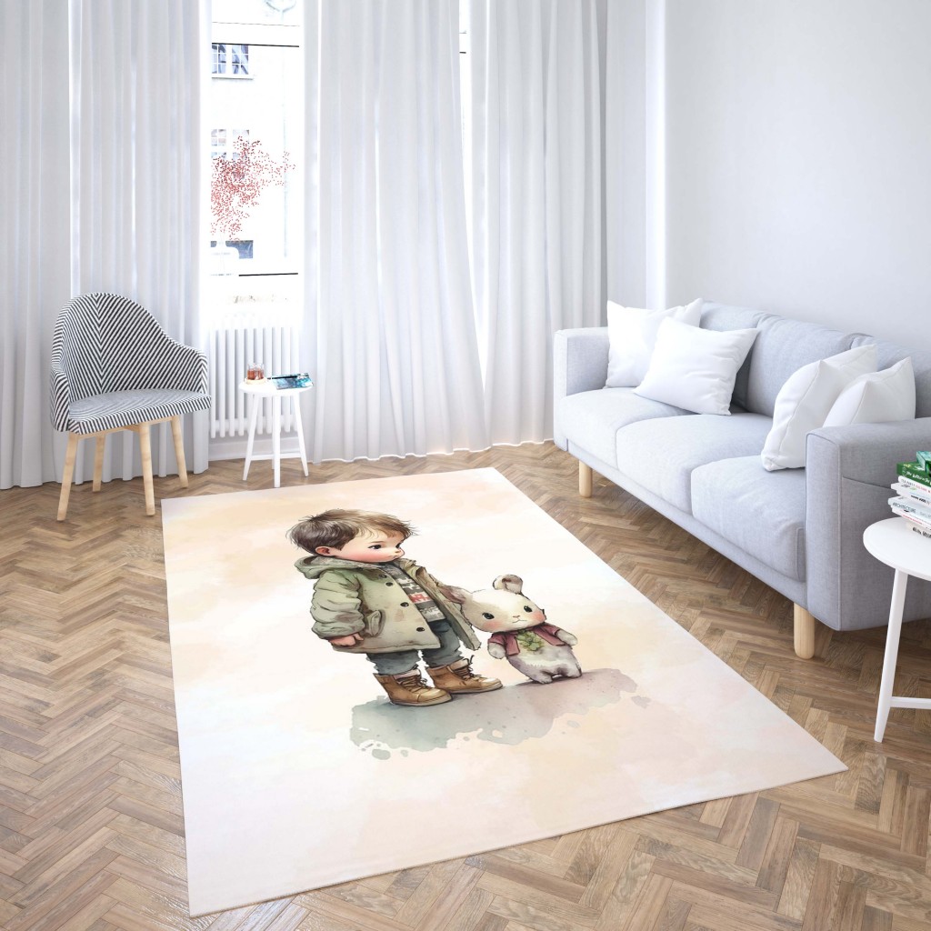 روفرشی کشدار طرح فانتزی مناسب اتاق کودک برند دفه کد TH 349