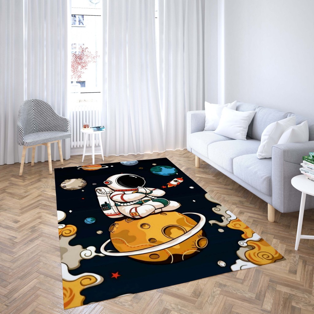 روفرشی کشدار طرح فانتزی مناسب اتاق کودک برند دفه کد TH 352