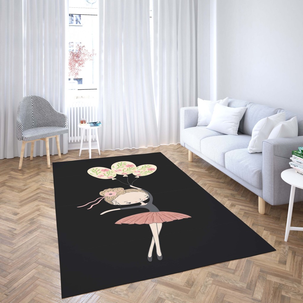 روفرشی کشدار طرح فانتزی مناسب اتاق کودک برند دفه کد TH 359