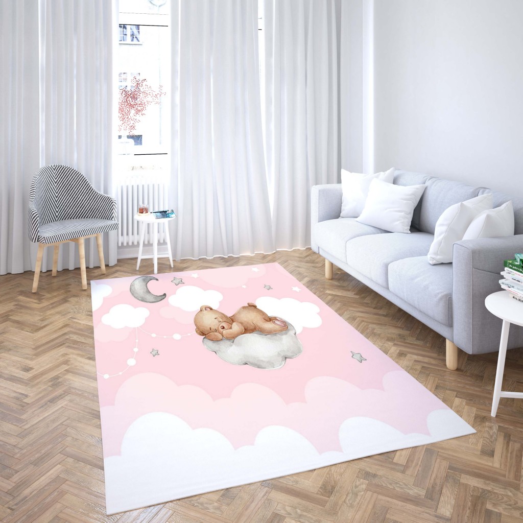 روفرشی کشدار طرح فانتزی مناسب اتاق کودک برند دفه کد TH 360