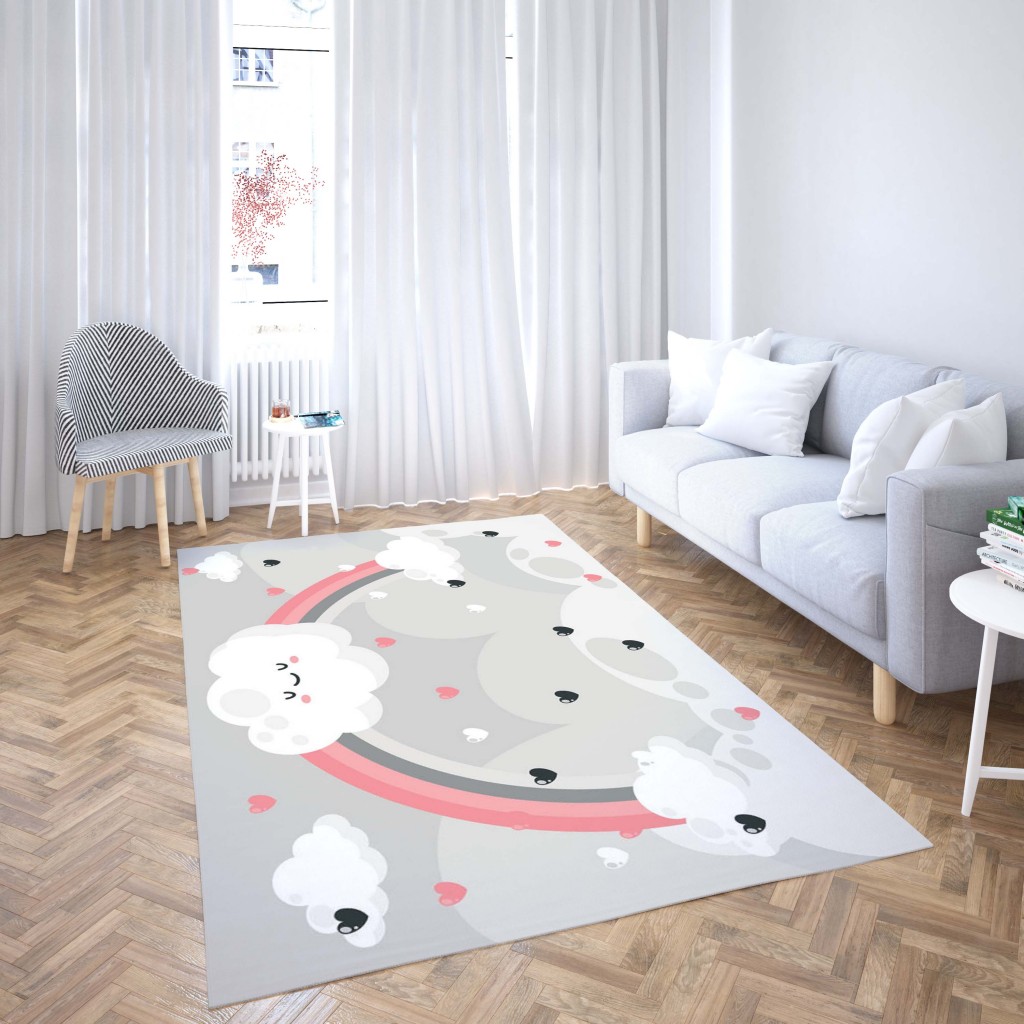 روفرشی کشدار طرح فانتزی مناسب اتاق کودک برند دفه کد TH 374