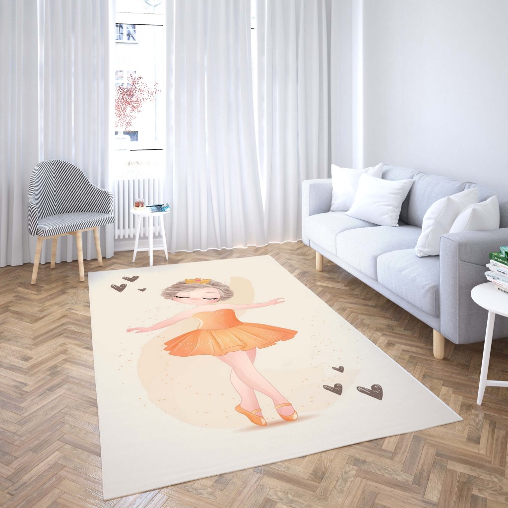 روفرشی کشدار طرح فانتزی مناسب اتاق کودک برند دفه کد TH 376