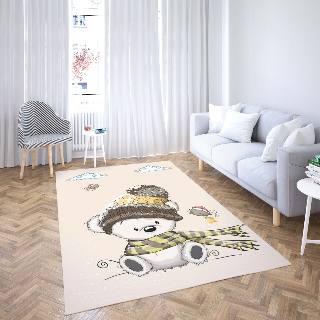 روفرشی کشدار طرح فانتزی مناسب اتاق کودک برند دفه کد TH 377