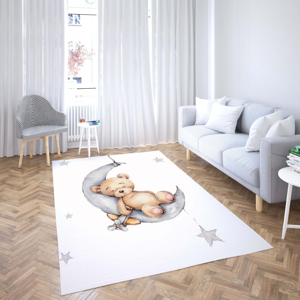 روفرشی کشدار طرح فانتزی مناسب اتاق کودک برند دفه کد TH 384