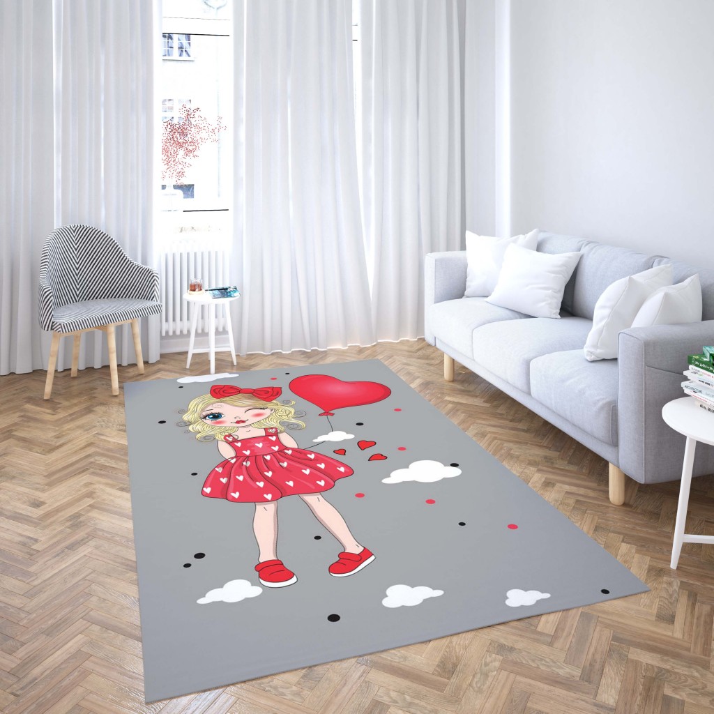 روفرشی کشدار طرح فانتزی مناسب اتاق کودک برند دفه کد TH 397