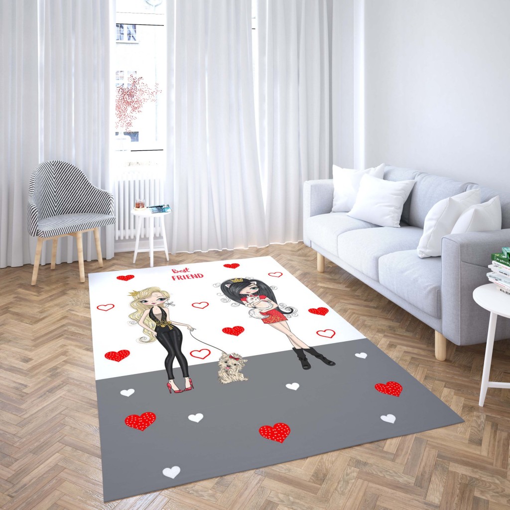 روفرشی کشدار طرح فانتزی مناسب اتاق کودک برند دفه کد TH 403