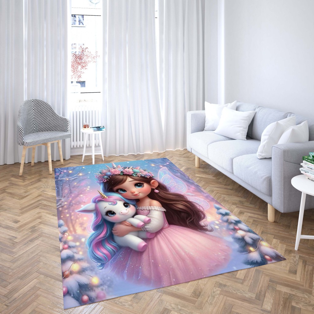 روفرشی کشدار طرح فانتزی مناسب اتاق کودک برند دفه کد TH 414