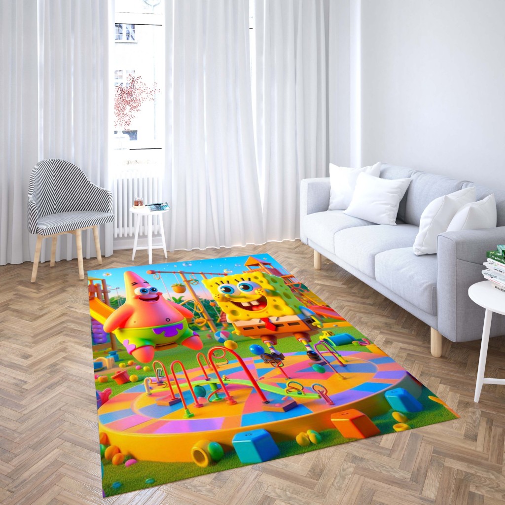 روفرشی کشدار طرح فانتزی مناسب اتاق کودک برند دفه کد TH 426