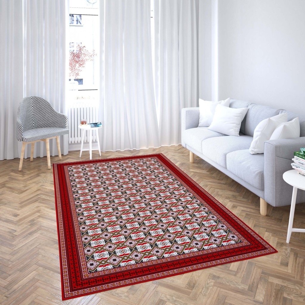 روفرشی کشدار طرح سنتی و مدرن مناسب هال و پذیرایی برند دفه کد TS 125