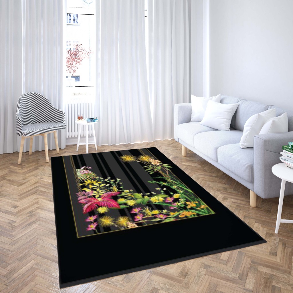 روفرشی کشدار طرح سنتی و مدرن مناسب هال و پذیرایی برند دفه کد TS 281