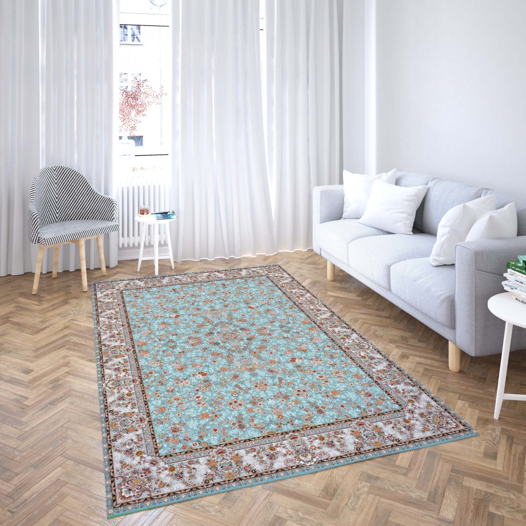 روفرشی کشدار طرح سنتی و مدرن مناسب هال و پذیرایی برند دفه کد TS 437