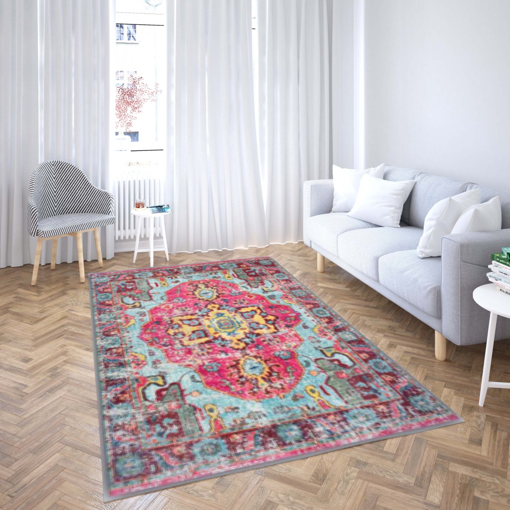 روفرشی کشدار طرح سنتی و مدرن مناسب هال و پذیرایی برند دفه کد TS 557