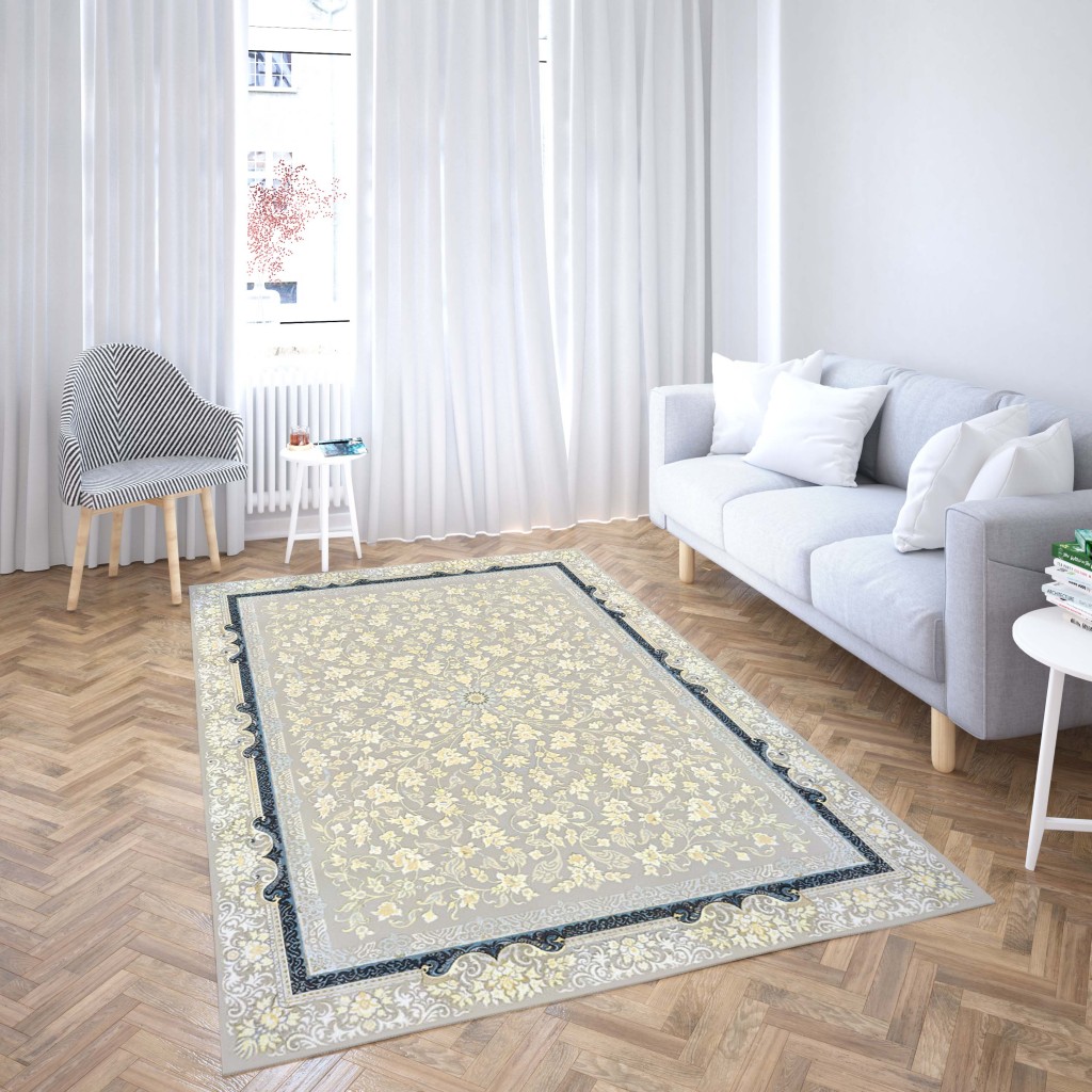 روفرشی کشدار طرح سنتی و مدرن مناسب هال و پذیرایی برند دفه کد TS 908