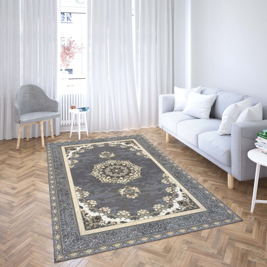 روفرشی کشدار طرح سنتی و مدرن مناسب هال و پذیرایی برند دفه کد TS 951