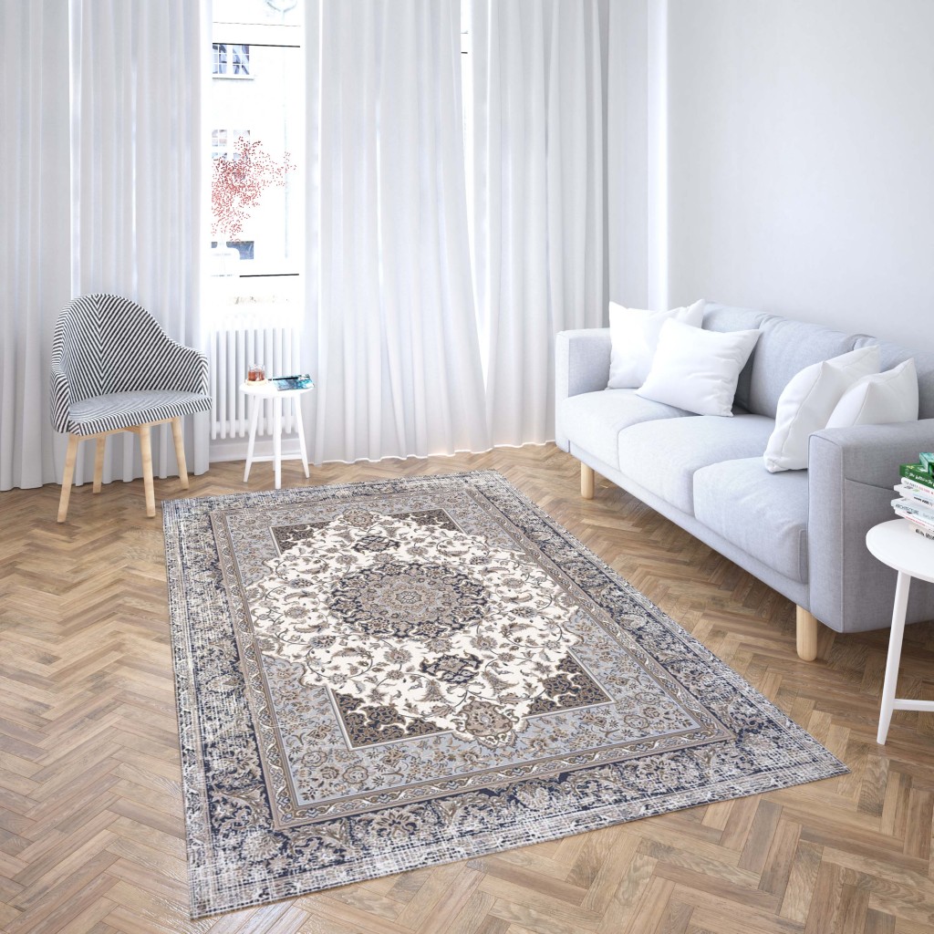 روفرشی کشدار طرح سنتی و مدرن مناسب هال و پذیرایی برند دفه کد TS 996