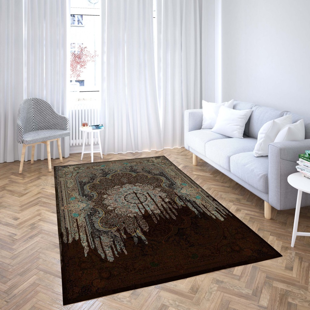 روفرشی کشدار طرح سنتی و مدرن مناسب هال و پذیرایی برند دفه کد TS 1063