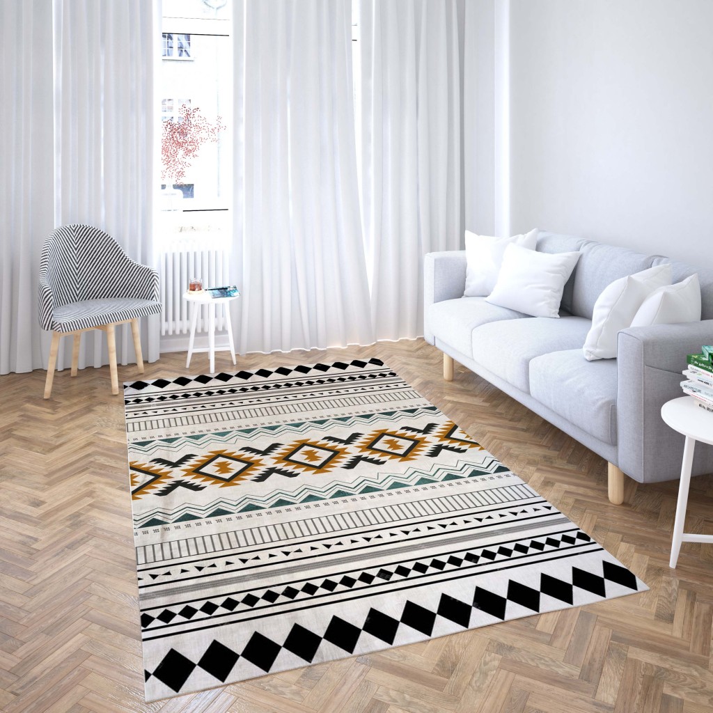 روفرشی کشدار طرح سنتی و مدرن مناسب هال و پذیرایی برند دفه کد TS 1126