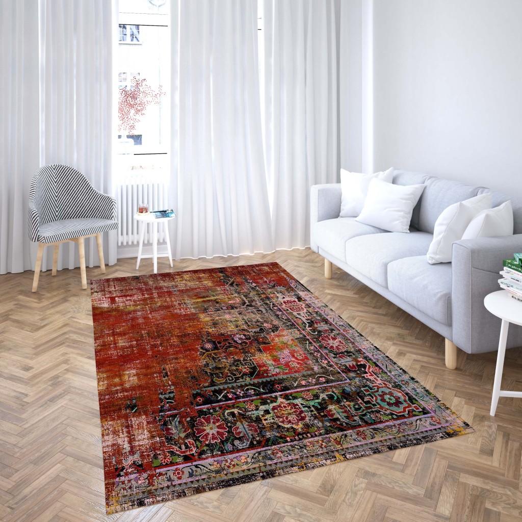 روفرشی کشدار طرح فانتزی برند دفه کد TD 383