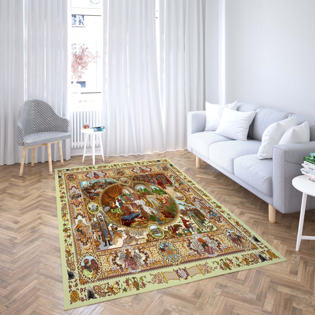 روفرشی کشدار طرح فانتزی برند دفه کد TD 767