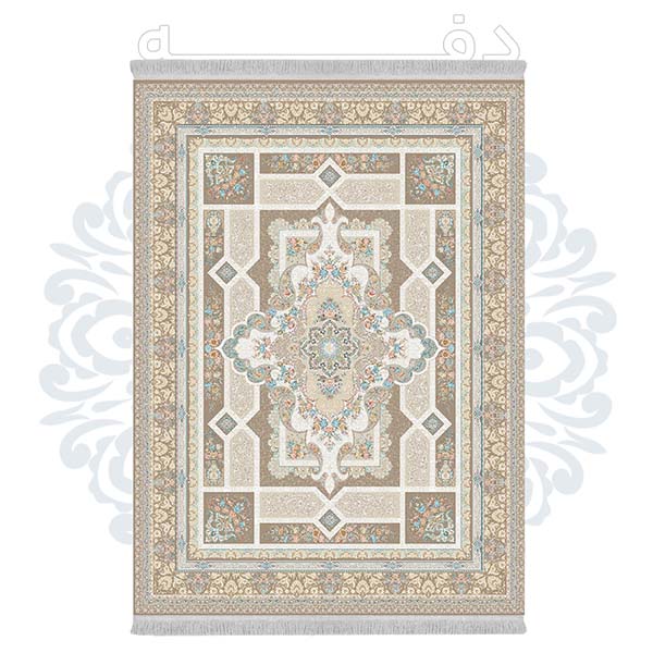 فرشینه دفه از جنس پارچه شانل ترک طرح فانتزی کد TM 33