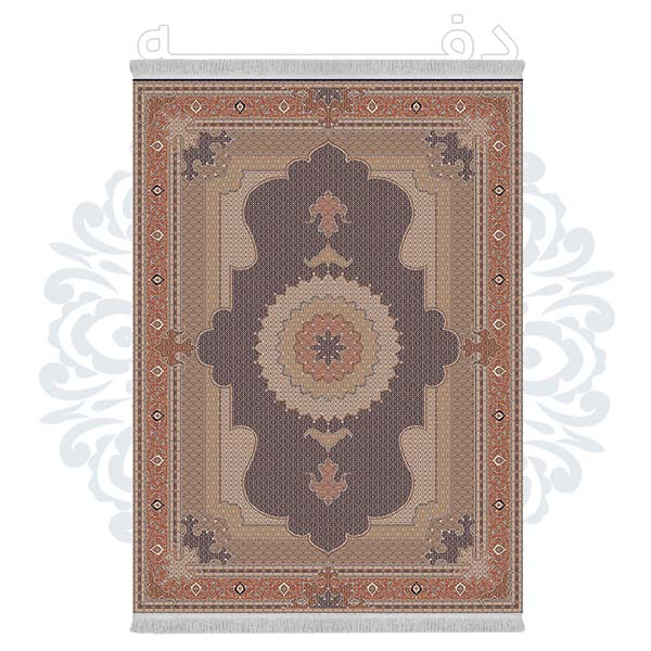 فرشینه دفه از جنس پارچه شانل ترک طرح فانتزی کد TM 44