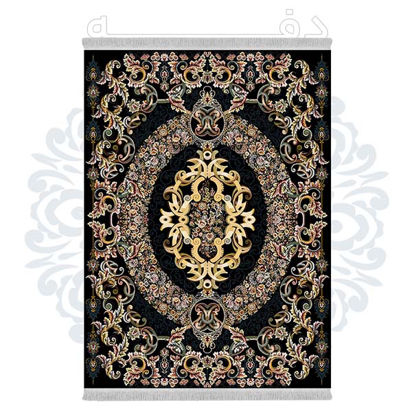 فرشینه دفه از جنس پارچه شانل ترک طرح فانتزی کد TM 155