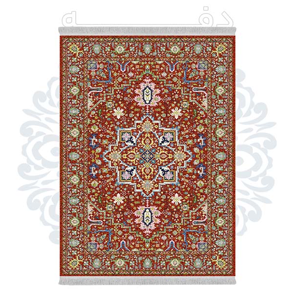 فرشینه دفه از جنس پارچه شانل ترک طرح فانتزی کد TM 333