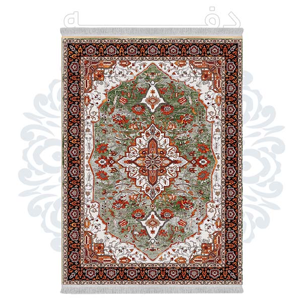 فرشینه دفه از جنس پارچه شانل ترک طرح فانتزی کد TM 356