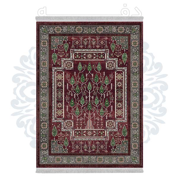 فرشینه دفه از جنس پارچه شانل ترک طرح فانتزی کد TM 441