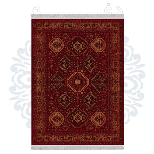 فرشینه دفه از جنس پارچه شانل ترک طرح فانتزی کد TM 469