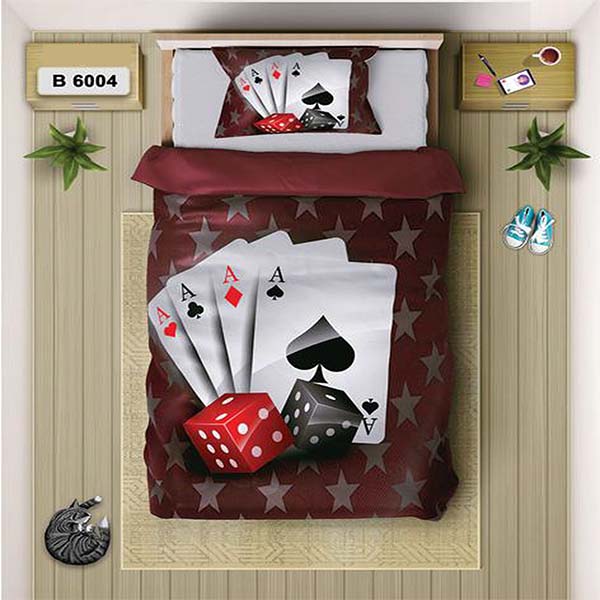 سرویس روتختی یک نفره 4 تکه برند دفه مدل DS318