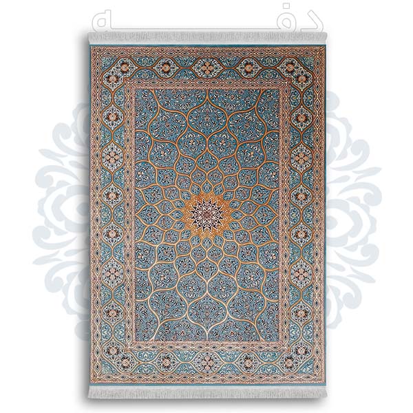فرشینه از جنس پارچه هازان مخمل ترک طرح سنتی و مدرن برند دفه کد DDSS224