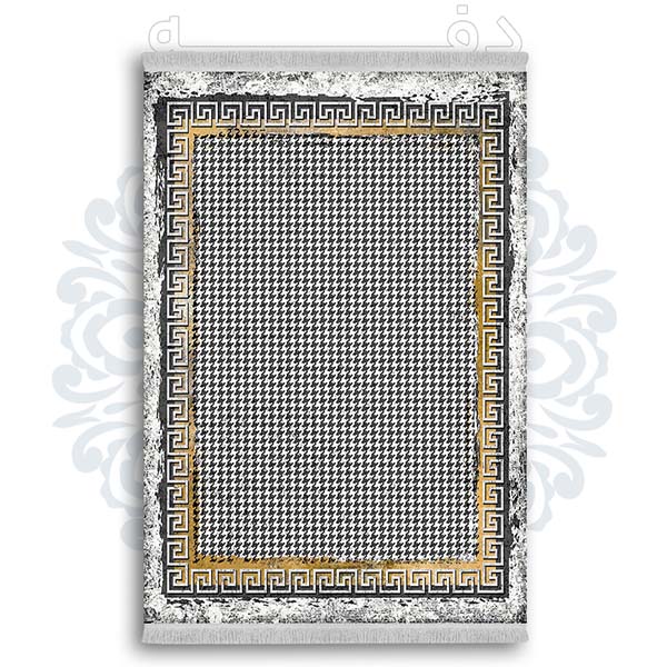 فرشینه از جنس پارچه هازان مخمل ترک طرح کلاسیک برند دفه کد DK 46
