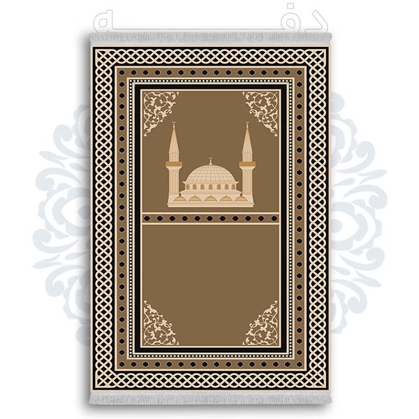 فرشینه از جنس پارچه هازان مخمل ترک طرح سجاده برند دفه کد DSJ 4