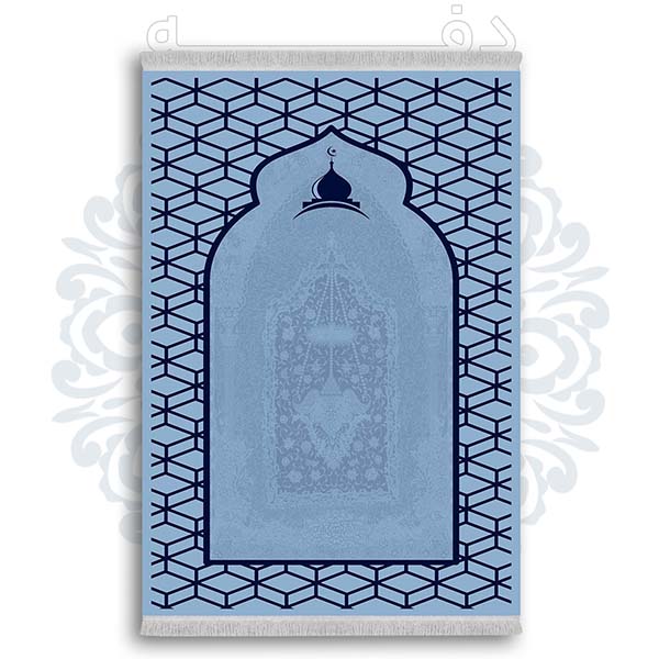 فرشینه از جنس پارچه هازان مخمل ترک طرح سجاده برند دفه کد DSJ 25