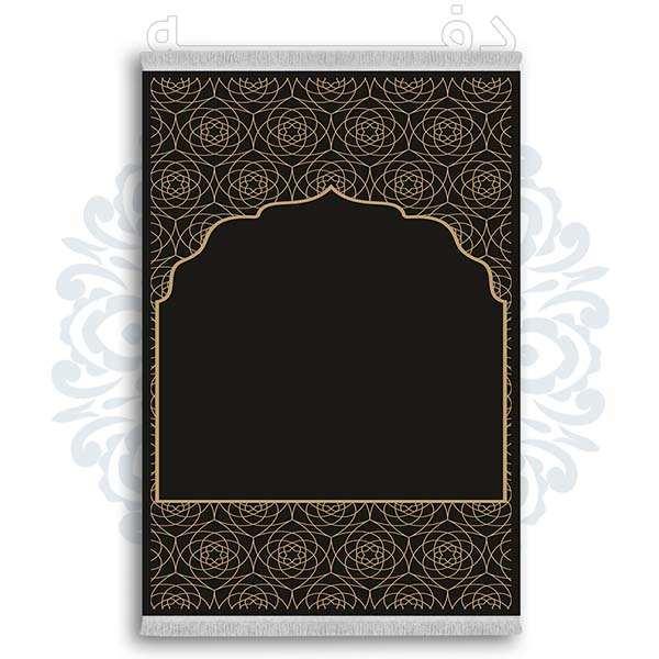 فرشینه از جنس پارچه هازان مخمل ترک طرح سجاده برند دفه کد DSJ 34