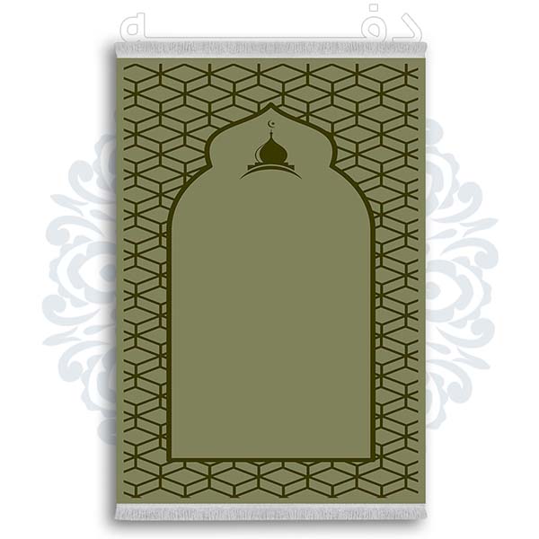 فرشینه از جنس پارچه هازان مخمل ترک طرح سجاده برند دفه کد DSJ 38