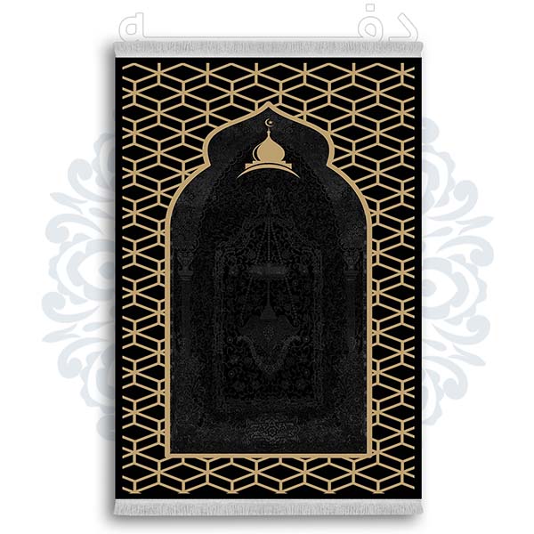 فرشینه از جنس پارچه هازان مخمل ترک طرح سجاده برند دفه کد DSJ 71