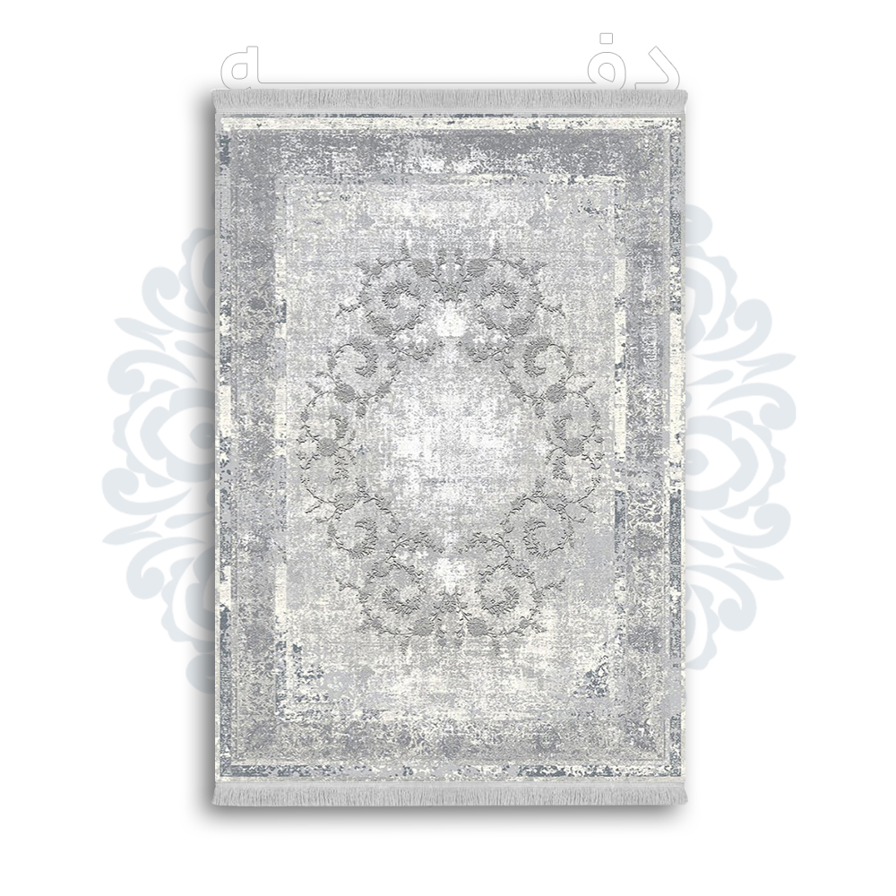 *جدید* فرشینه از جنس پارچه شانل مخمل ترک طرح فانتزی برند دفه کد 672