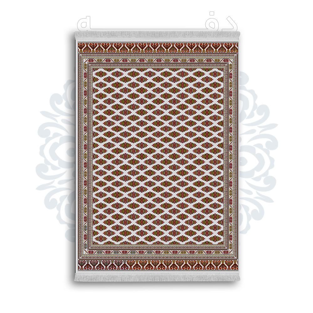 *جدید* فرشینه از جنس پارچه شانل مخمل ترک طرح فانتزی برند دفه کد 1200