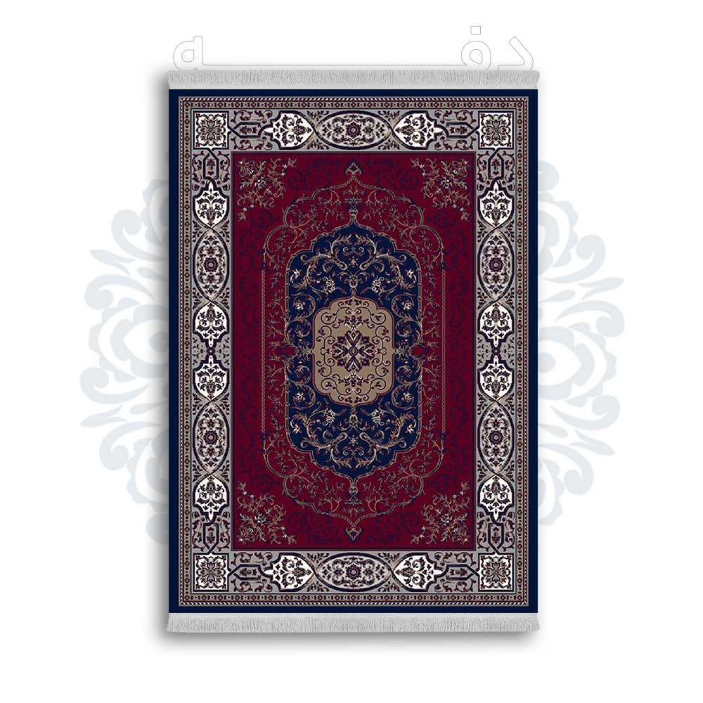 *جدید* فرشینه از جنس پارچه شانل مخمل ترک طرح فانتزی برند دفه کد 1240