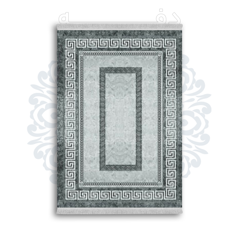 *جدید* فرشینه از جنس پارچه شانل مخمل ترک طرح فانتزی برند دفه کد 1768