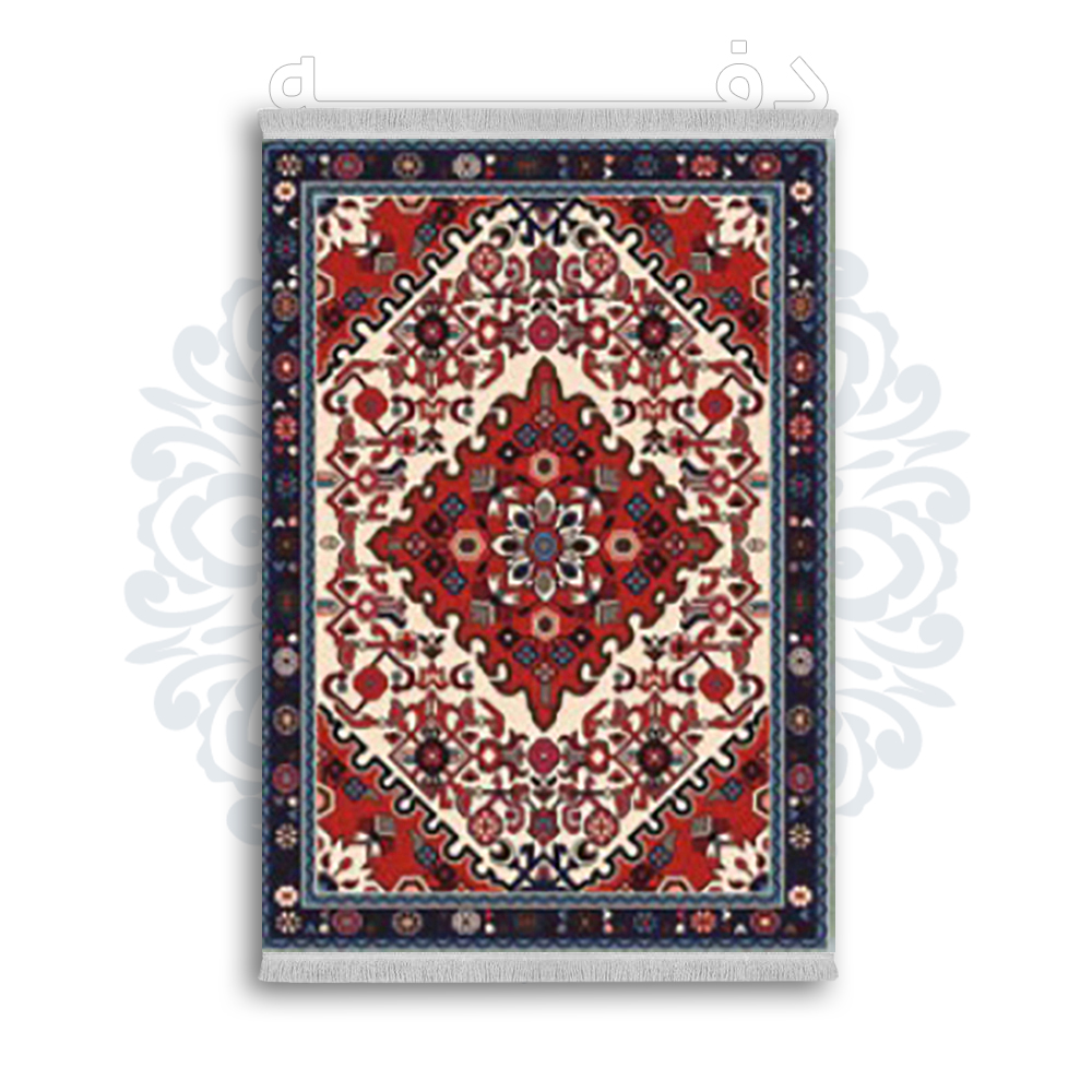 *جدید* فرشینه از جنس پارچه شانل مخمل ترک طرح فانتزی برند دفه کد 1858