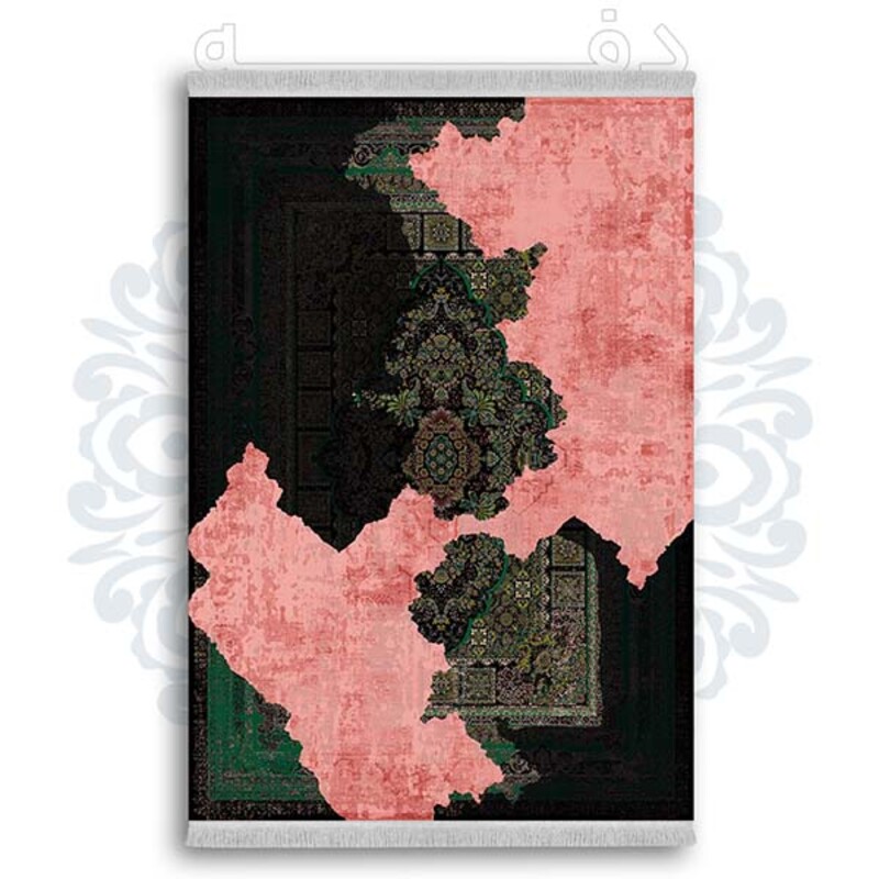 فرشینه دفه از جنس پارچه شانل ترک طرح مدرن کد 47